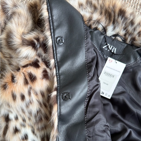 ZARA Faux Fur Jacket - Picture 4 of 8